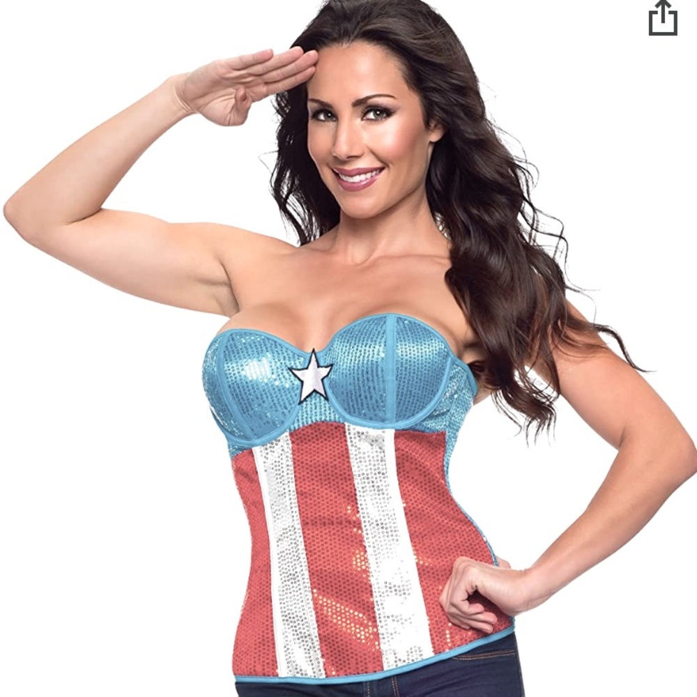 NWT CAPTAIN AMERICA CORSET 🔥 🎃